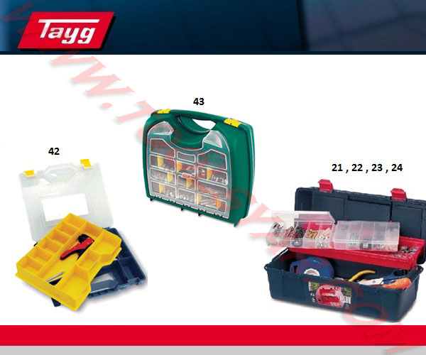 جعبه ابزار های دستی پلاستیکی کوچک ساخت تایگ TAYG اسپانیا