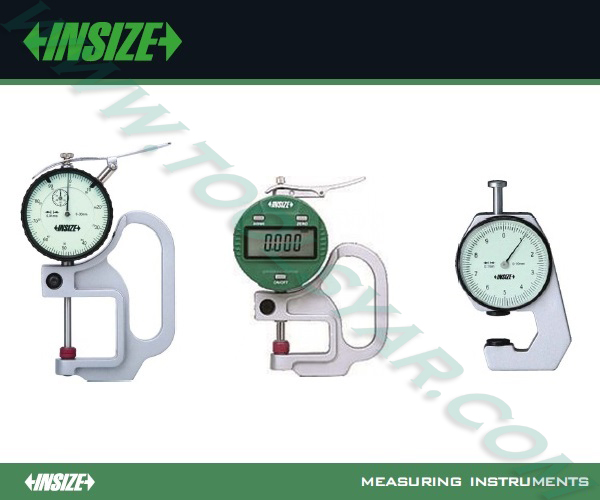 ساعت اندازه گیری ضخامت سنج ساده و دیجیتال INSIZE اینسایز لیسانس اتریش
