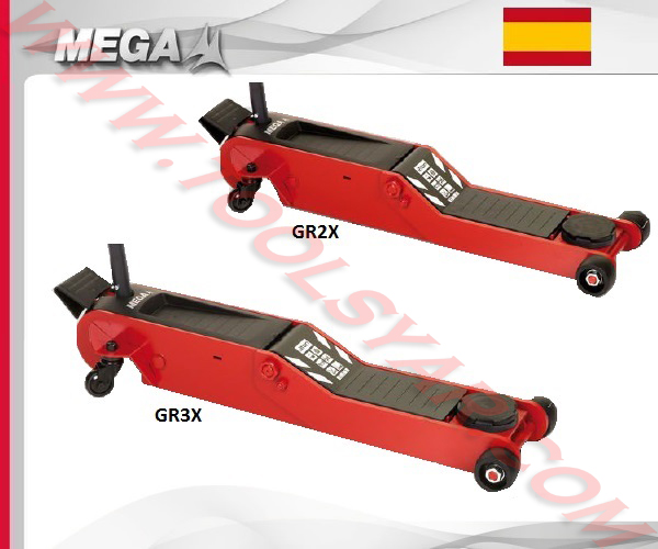 جک سوسماری 2 و 3 تن مخصوص خودروهای سبک ساخت MEGA مگا اسپانیا