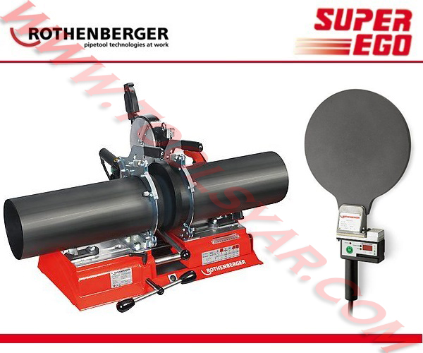 تجهیزات جوش لوله پلی اتیلن ساخت ROTHENBERGER روتنبرگر آلمان و SUPER EGO سوپراگو اسپانیا