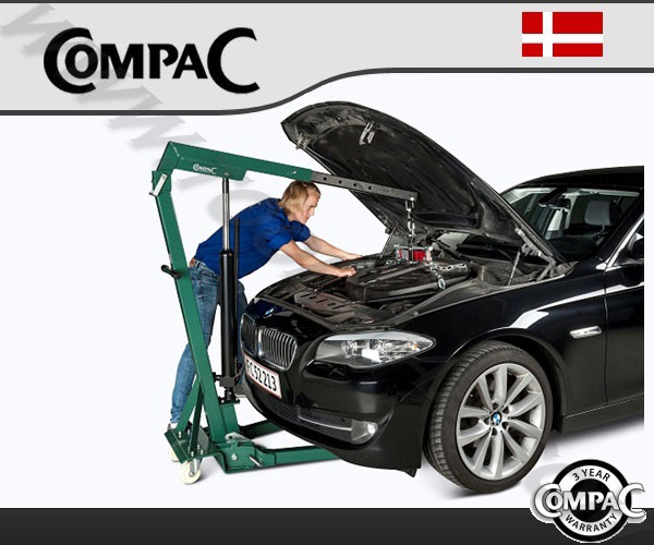 جرثقیل موتور درار زمینی چرخدار ظرفیت 500 تا 1500 کیلو گرم ساخت COMPAC کامپک دانمارک